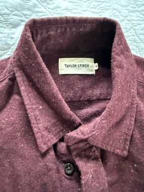 Taylor Stitch Burgundy Knit Pullover